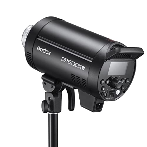 Ficha técnica Godox DP600III 600Ws Luz estroboscópica de Estudio con Disparador X3-S GN106 0.1-1S Tiempo de Reciclaje 1/2000-1/800s Duración del Flash 2.4G X System CCT 5600±200K Montaje Bowens DP600III-V - Fernando Cortés Ficha técnica Godox DP600III 600Ws Luz estroboscópica de Estudio con Disparador X3-S GN106 0.1-1S Tiempo de Reciclaje 1/2000-1/800s Duración del Flash 2.4G X System CCT 5600±200K Montaje Bowens DP600III-V - Fernando Cortés