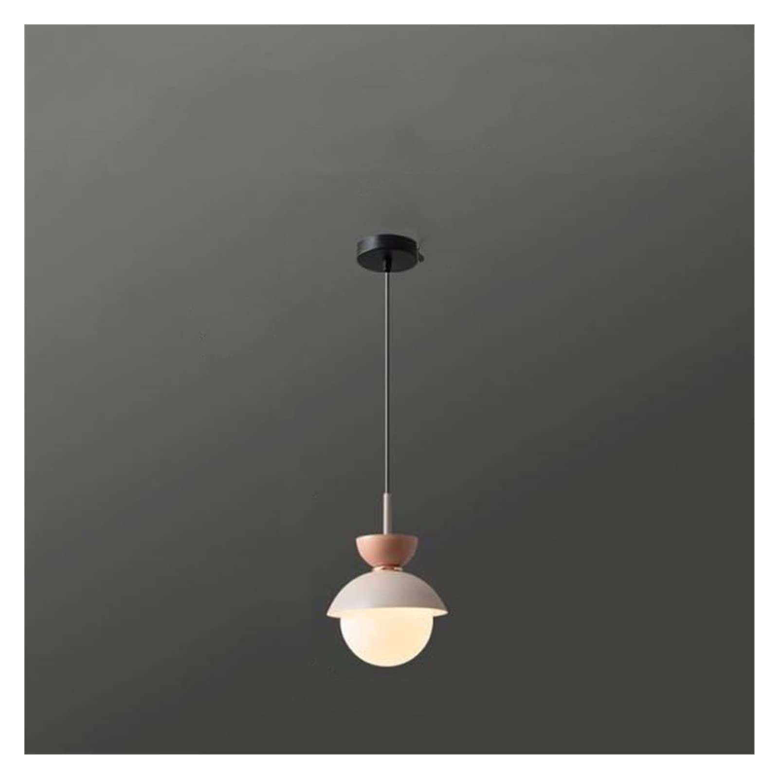 Lustre moderne LED gris clair idéal pour illuminer la table de votre salle à manger