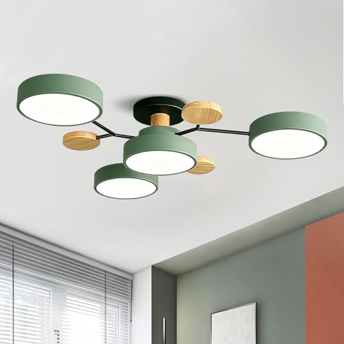 26″ Modern LED Ceiling Light, 4 Light LED Dimmable Flush