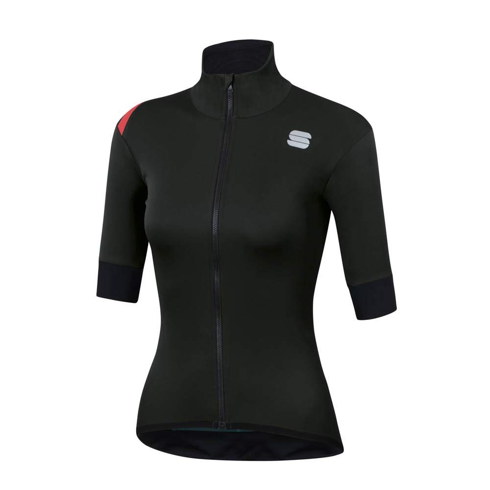 Sportful Women's Fiandre Light NoRain Short Sleeve Cycling Jacket - Black - B1120042 (Black - L)