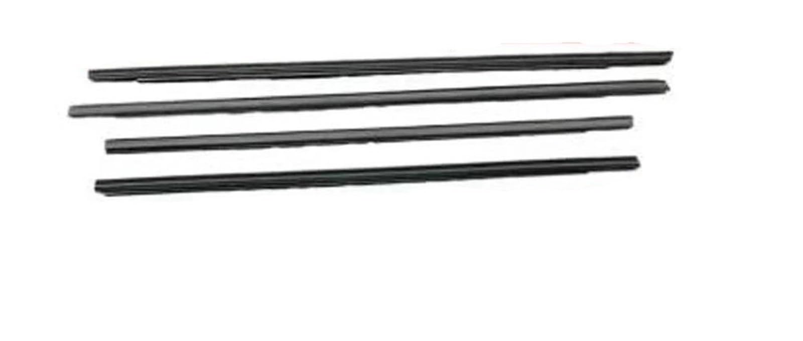 Mashrgx One Color 4 Pcs Color Black Outside Windows Glass Rubber For Mazda 3 Hatchback 2004-2007 Weatherstrip Seal Bp4k-50-660G Automotive Window Door Seals