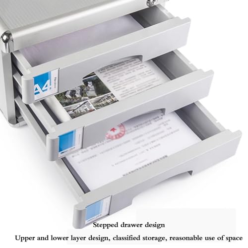 Armadietto portadocumenti con serratura – Multi Der per documenti sicuri in ufficio o a casa ideale per carta Sto e forniture per ufficio.