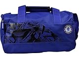 Chelsea FC Sac de Sport Officiel Bleu Taille S avec Logo du Club Motif géométrique Bandoulière réglable
