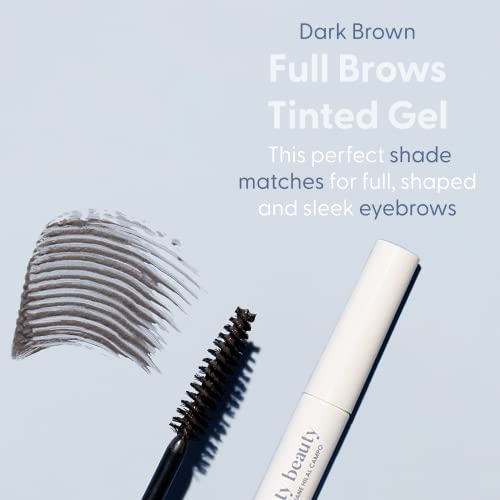 Twenty/Twenty Beauty Full Brows Tinted Gel, Vegan Tinted Eyebrow Gel Made With Clean Ingredients For Shaping And Tinting Your Brows (Dark Brown) #TOP1