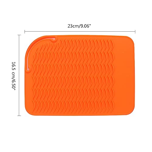 Alfombrilla aislante de silicona para plancha de pelo miniatura 4