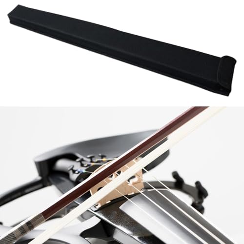 Luwecf Double Bass Bow Case, Bow Holder Protective, Sturdy Instrument Accessory, String Bass Bow Box, Bow Bag for Performances, Black