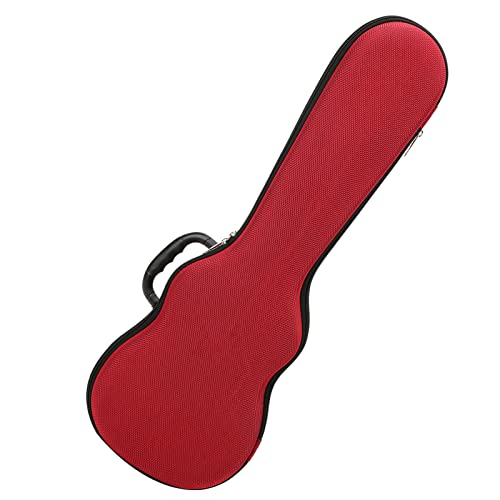 Sac à dos pour ukulélé 23/24 pouces rouge avec sangle amovible - 2