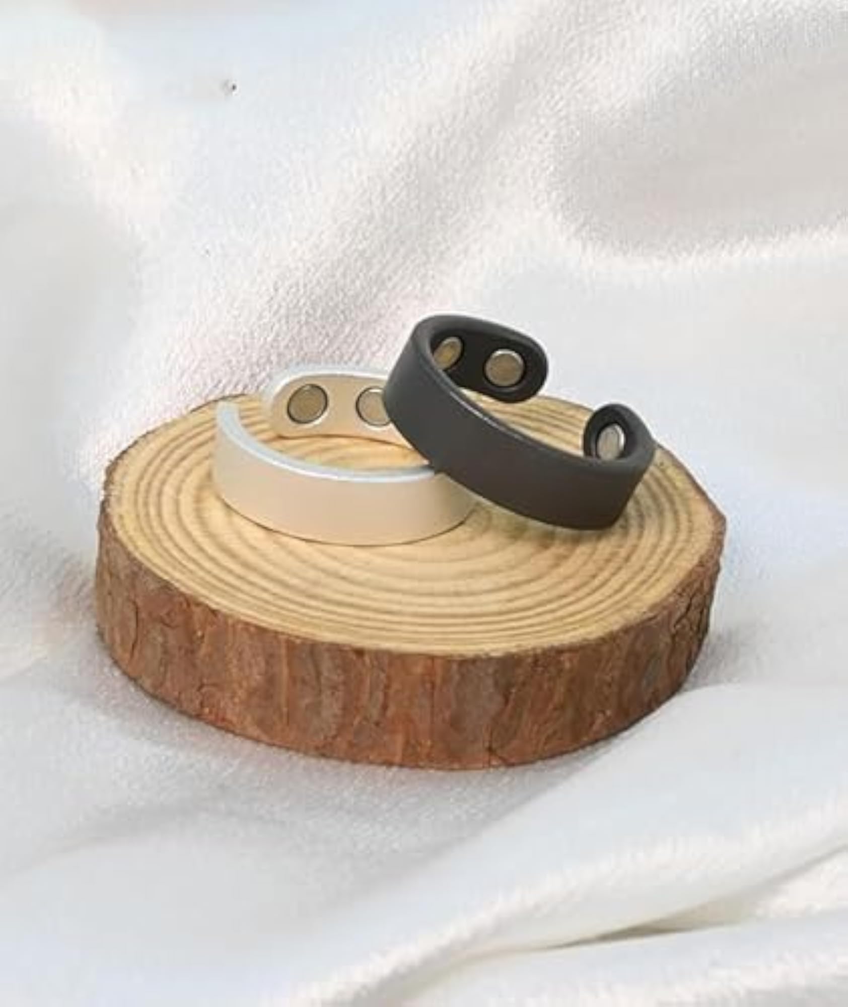 Copper Magnetic Adjustable Finger Ring, Wellness Design