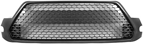 ZMAUTOPARTS Honeycomb Mesh Front Bumper Lower Grille Black Compatible with 2020-2021 Toyota Corolla SE XSE