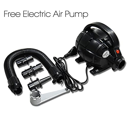 Glant Air Mat Tumble Track Airspot - Gymnastics Training Springboard - Round Inflatable Springboard (Air Roller-Pink（With Pump), (Diam)23.6In*（H）39.4In) #TOP3