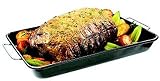 Barbecue Genius Ceramic Drip Pan for Roasting or Rotisserie 36105