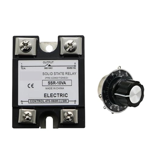 Régulateur de tension SSR 80A avec potentiomètre AC 380V pour PID