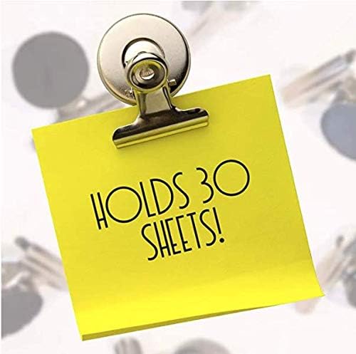 Strong Fridge magnets by Kitch Office. 10 pack super strong Refrigerator Magnet clip style - holds up to 30 sheets.