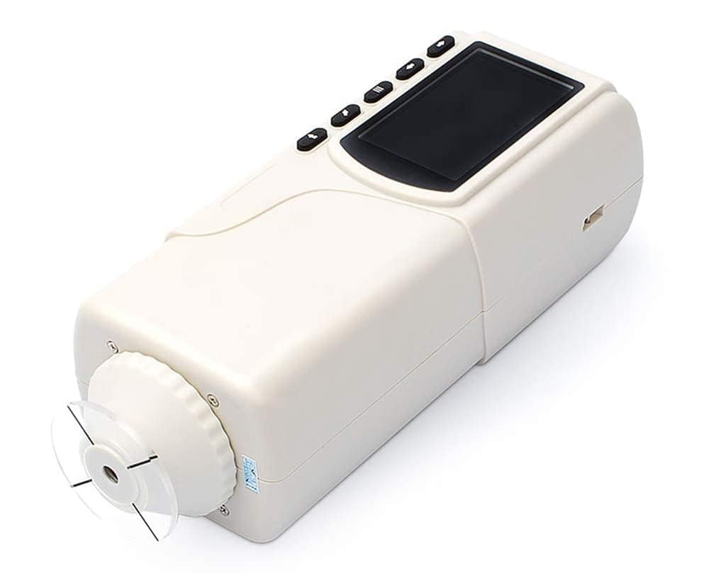 Color Meter Color Difference Measurement Colorimeter with Measuring Aperture Φ4mm Illuminating/Viewing Geometry 8/d D65 Light Source Repeatability 0.03 TFT True Color 2.8inch Display