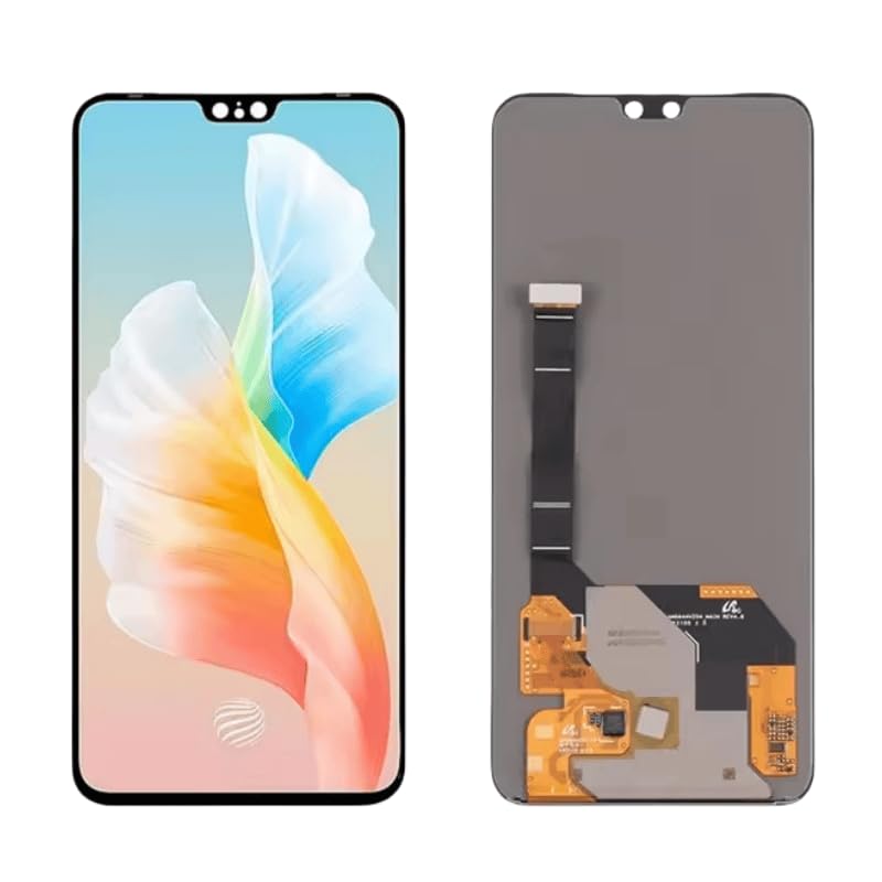 Écran tactile AMOLED pour Vivo S10 V2121A YOOOKOOO bleu avec cadre de rechange