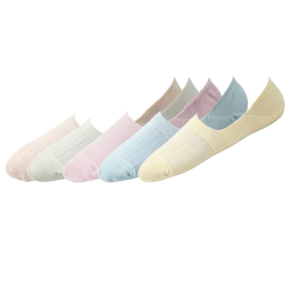 Women's No Show Socks Colorful stripes Ankle Socks for Women, Low Cut Socks Short Cotton Socks
