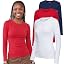 3 Pack - Navy, Red, White