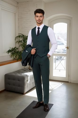 Men's Suits for Men Slim Fit Men Suits 3 Piece Tuxedo Wedding Dress Suit Prom Formal Business Dinner Mens Tux Set3