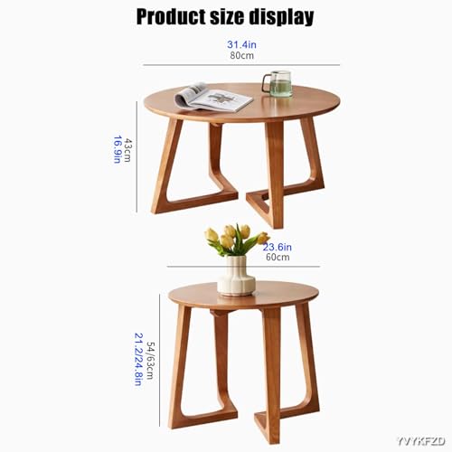 Table basse ronde YVYKFZD gain de place et montage facile