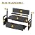 EasyUp 80 Gallon Storage Bench Waterproof and Lockable,Deck Box Outdoor Storage Furniture for Patio,Garden,and Porch – Perfect for Storing Garden Tools and Cushions(Black)