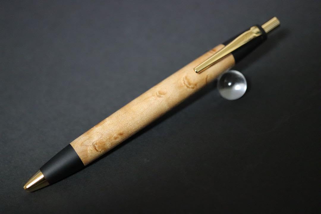 Amazon | 野原工芸 バーズアイメイプル スタンダード ボールペン VT 