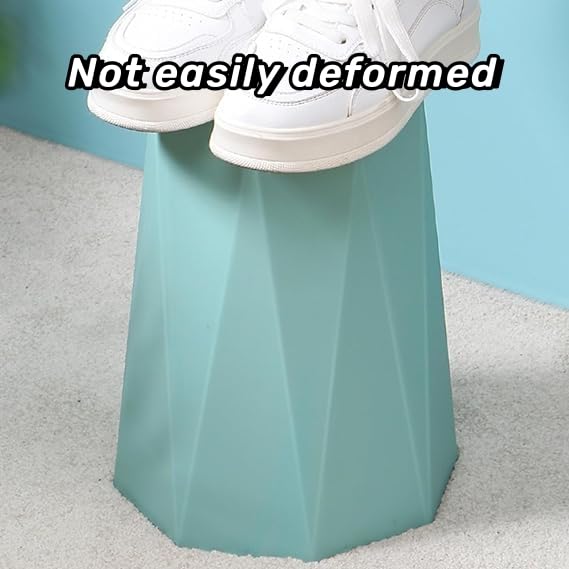 Miniatura 3 de Elegante cubo de basura pequeño de plástico poligonal, contenedor de basura para baños, cocinas, oficinas en casa, habitaciones de los niños, 2.6