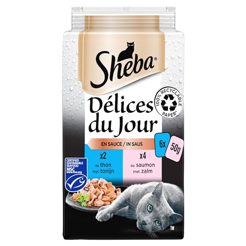 SHEBA Délices du Jour sachet 50g pour chat difficile - 9