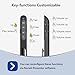Norwii N76 Rechargeable Presentation clicker with Pointer, Long Range Presentation Remote, Wireless Presenter for PowerPoint Presentations, Slide Control (Black, Green Light with Case)