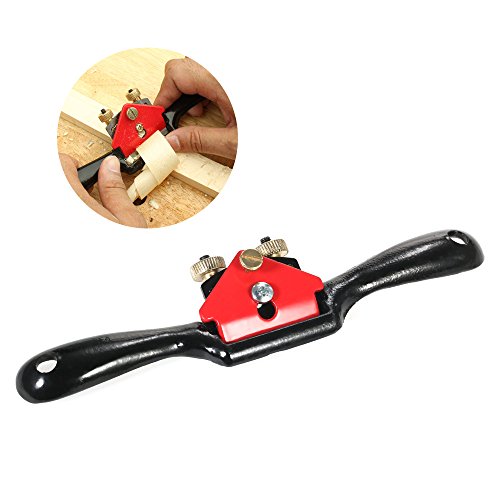 Cigovd 9'' Metal Blade Spoke Shave Plane Woodworking Hand Tool Adjustable Wood Manual