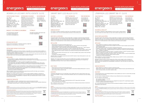 Energeeks - Pack 2 Bombillas Inteligentes LED - Multicolor RGB - Casquillo GU10-5W - 400 Lúmenes - Temperatura Ajustable - Wifi + Bluetooth - Compatible con Alexa y Google - imagen 8