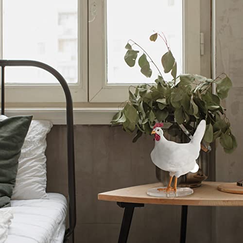 This Taxidermy Chicken Eggs Lamp Exists And We Begrudgingly Love It Personalized Hen Laying Sculpture Table Light Home Decoration Novelty Creative Holiday Gift (1Pc) #TOP1