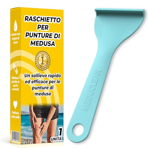 Meduclean – Sollievo Puntura Medusa – Rimozione Sicura dei Filamenti Urticanti – Naturale e Veloce – Senza Sostanze Chimiche – Sicuro per Bambini e Adulti – Perfetto per Mare e Attività Acquatiche