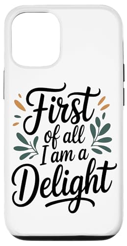 まず第一に、私は楽しい、面白い、自信を持ってコーヒー愛好家です スマホケース iPhone 12/12 Pro 用