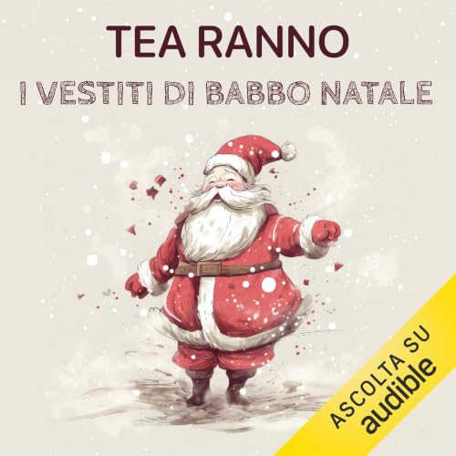Diseño de la portada del título I vestiti di Babbo Natale