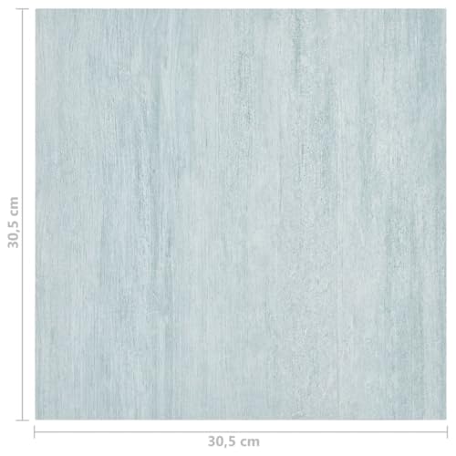vidaXL 20x PVC Fliese Selbstklebend Vinylboden Bodenbelag Laminat Dielen Planken Vinyl-Fliesen Laminatboden Fu&szlig;boden Wohnzimmer 1,86m&sup2; Gr&uuml;n