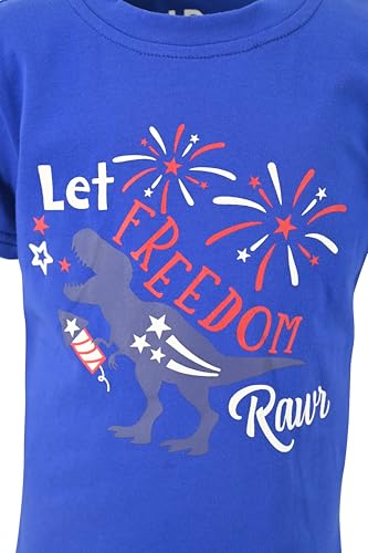 Image of Boys Short Sleeve Funny Graphic Tees for Toddler to Big Kid