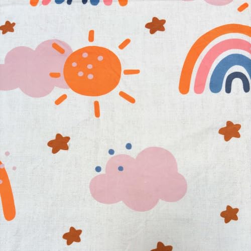 Image of Weave & Decor Printed Kids Bedsheets for King Size Bed 72x78x8 Inches, with 2 Pillow Covers 20x30, for Longer Double Mattresses