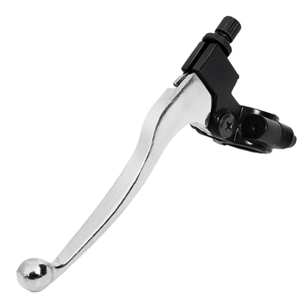 Pliqvbn Silver Clutch Brake Shafts Motorcycle Accessories 22Mm 7/8Inch Left Aluminum Alloy Clutch Lever Handle For Pit Bike Atv