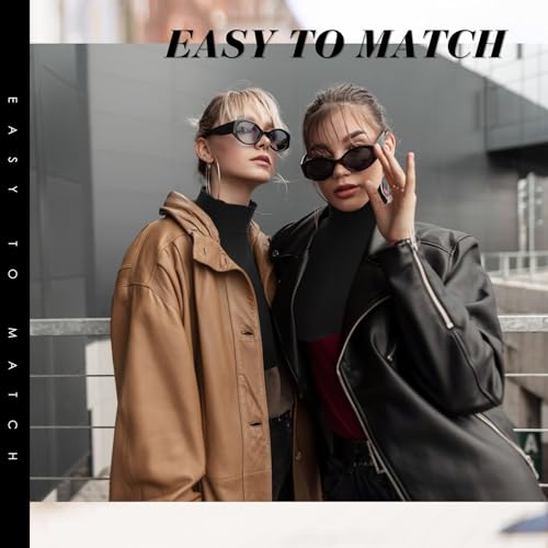 Image of Cutecrop Turtleneck Dickey Extra Large Fake Collar Detachable Dickey Collar Half Mock Turtleneck for Men Women