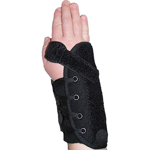Kids Universal Quick Lace Wrist Splint/Support Brace - Universal Size - Left