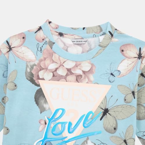 GUESS Girls' Eco Short Sleeve All Over Print T-Shirt3