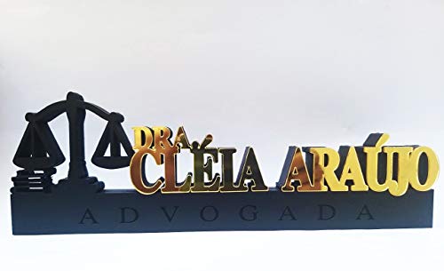 Placa decorativa “Direito”