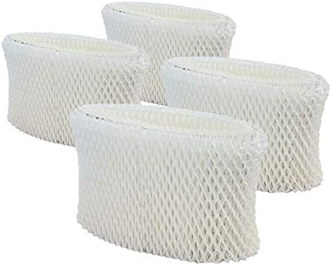 PUREBURG 4-Pack Wick Filters Compatible with Kaz Vicks WF2 Vicks V3100 V3500N V3500 V3700 V3800 V3900 Kaz 3020 Sunbeam 1118 Series Honeywell HCM-350 HCM-630 HCM-300T Relion WA-8D Enviracaire ECM-500