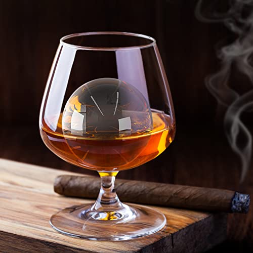 Tinana Clear Ice Ball Maker, 2 Inch Crystal Clear Ice Sphere Maker Prepare 8 Large Round Ice Balls, Clear Ice Cube Maker For Cocktail, Whiskey & Bourbon Drinks, Gifts For Men #TOP2
