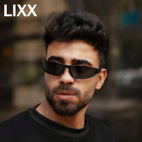 LIXX Wrap Around Sunglasses UV400 Protection Minimalist Lightweight Comfort Unisex Versatility Designer-Inspired Aesthetics3