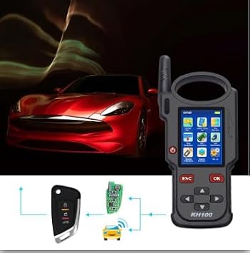 KH100+ Handheld Device Remote Car Key Programmer Handheld work For Identify Chip 4-Pack Remotes & Smart Key