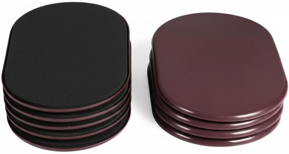 Reusable Furniture Sliders Super Slider Durable Movers for Easy Moving of Heavy Furniture On Carpet and Hardwood Floors Ideal for Large and Small Furniture Items (8 Pack)