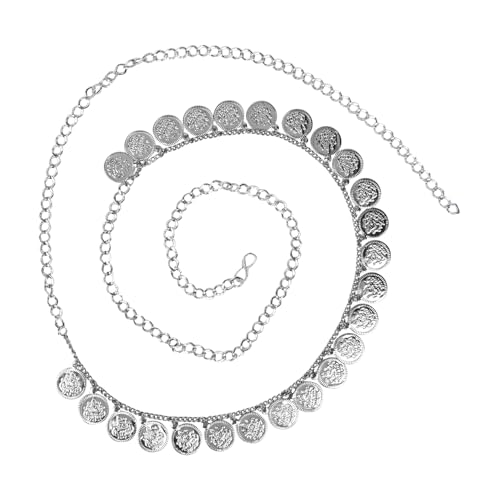 Image of I Jewels Navratri Ethnic Coin Tassel Adjustable Boho Waist Chain /Belly Chain /Kamarband For Women