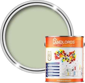 Landlords Weather Shield Smooth Masonry Paint | Storm Proof, Scrub Resistance & Waterproof | Weatherproof Technology Designed with Acrylic Resin for Ultimate Protection 1L Sage Green