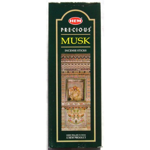 Precious Musk Incense - Hem 20 Stick Hex Tubes - Sold in a set of 4 tubes Precious Musk Incense - Hem 20 Stick Hex Tubes - Sold in a set of 4 tubes